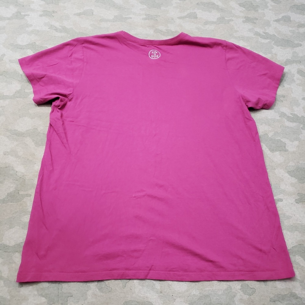Life Is Good Top Womens 2XL Purple Crusher Tee Short Sleeve Mountain Mama - Picture 6 of 9